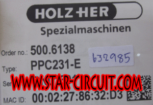 HOLZ-HER-TYPE-PPC231-E-NAME