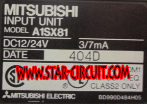 MITSUBISHI-MODEL-A1SX81-NAME