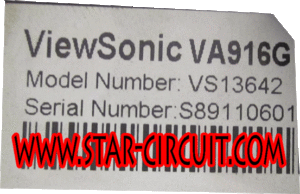 VIEWSONIC-VA916G-MODEL-VS13642-NAME