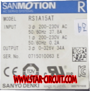 SANMOTION-MODEL-RS1A15AT-NAME