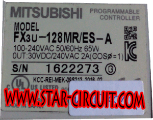 MITSUBISHI-MODEL-FX3u-128MR-ES-A-NAME