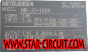 MITSUBISHI-MODEL-MR-J3-100A-NAME