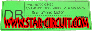 SSANGYONG-MOTOR-P-N-68700-8430-NAME