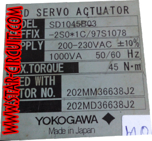 YOKOGAWA-DD-SERVO-MODEL-SD10145803-NAME